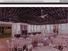 Tablet Screenshot of ellingtonevents.com